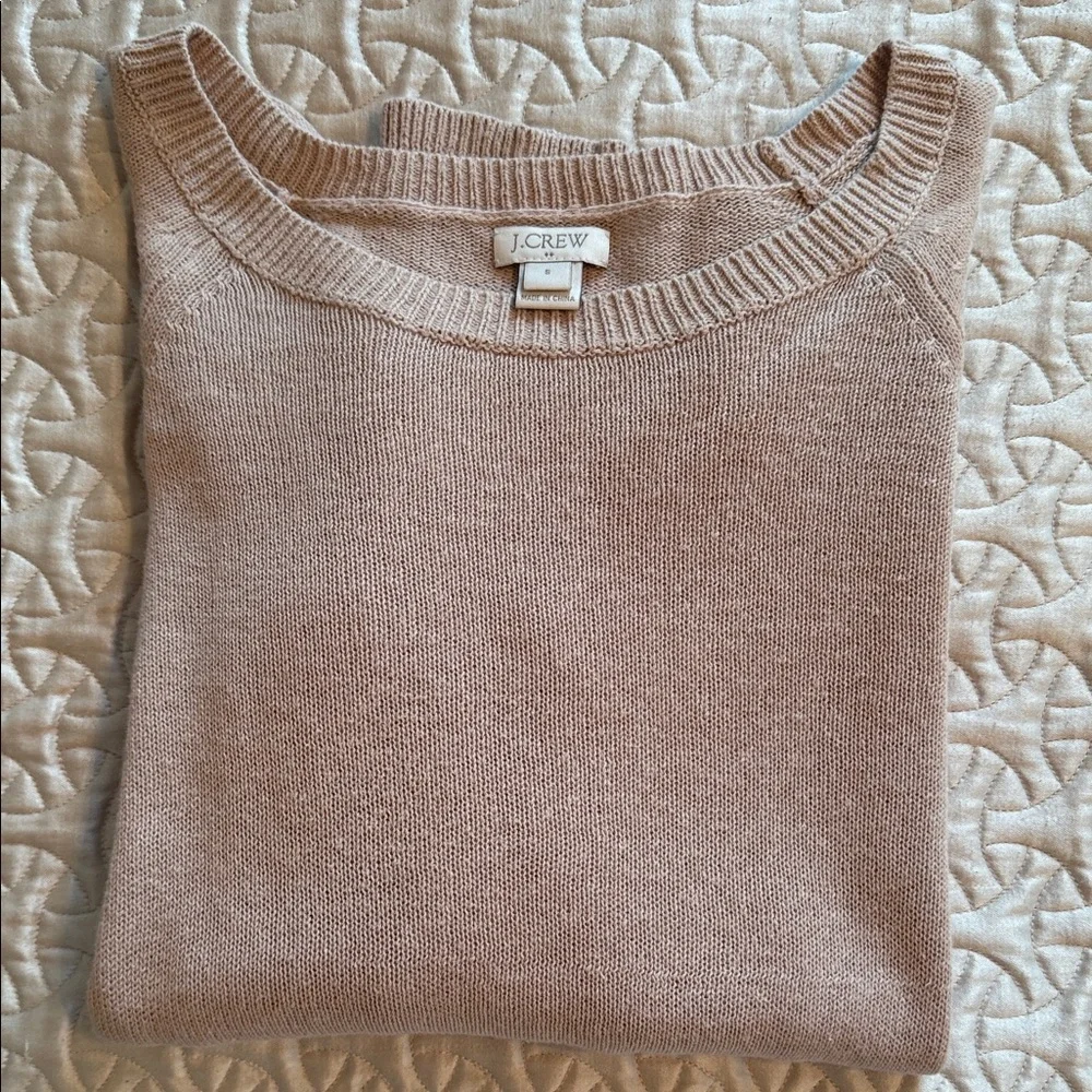 J. Crew Lightweight Sweater Soft Tan